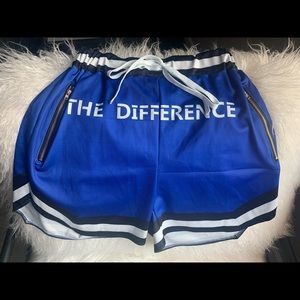 LovelyWholesale, Small, Blue (black & white)athletic shorts